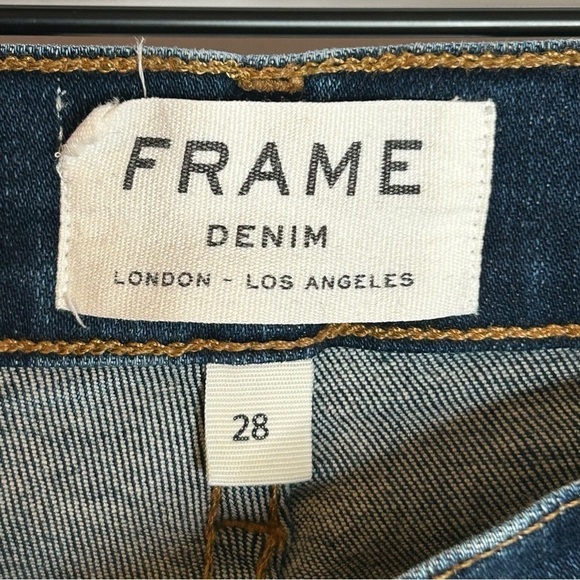 Frame Denim Le Skinny De Jeanne Released Cuff Sutton Size 28 - Picture 9 of 12